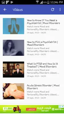 Mood and Personality Disorders android App screenshot 1