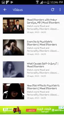 Mood and Personality Disorders android App screenshot 2